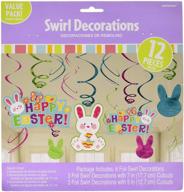 12 ct. easter sunday swirls value pack - perfect party decorations logo
