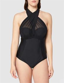 img 3 attached to Flattering Curves: Unveiling Curvy Kate Women's Wrapsody Bandeau Swimsuit