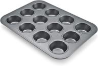 🧁 chicago metallic commercial ii non-stick 12-cup muffin pan: durable and efficient baking essential logo