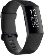 📱 fitbit charge 4 / charge 3 replacement bands - silicone sport wristbands for women and men in small and large sizes logo