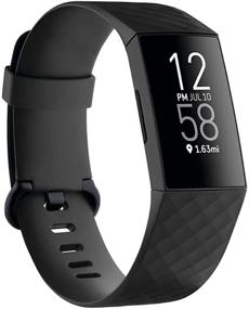 img 4 attached to 📱 Fitbit Charge 4 / Charge 3 Replacement Bands - Silicone Sport Wristbands for Women and Men in Small and Large Sizes