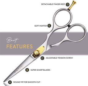 img 3 attached to Premium Japanese Mustache Scissors Splinters