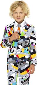 img 1 attached to 🎉 Fun and Stylish Opposuits Crazy Suits - Perfect for Boys Aged 2-8 Years!