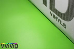 img 2 attached to 🚗 Matte Lime Green Vinyl Car Wrap Roll - 60" x 1' - Air Release - 3MIL Thickness - VViViD8