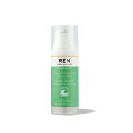 🌿 ren clean skincare facial moisturizer - calming day cream with shea butter & antioxidants, suitable for sensitive skin - nourishes & reduces redness - cruelty-free & vegan logo