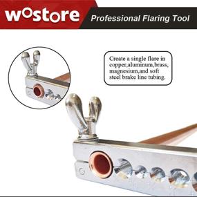 img 2 attached to 🔧 Wostore Flaring Tool Set Tubing Pipe 7 Dies - 3/16-5/8 Inch Kit for HVAC & Copper Plumbing