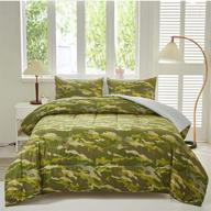 comforter pillowcase camouflage breathable microfiber logo