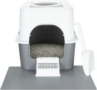 🐱 sfozstra cat litter box with lid: splash-proof, leak-proof, and odorless for small cats | easy installation and cleaning logo