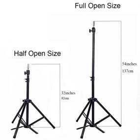 img 2 attached to 💇 Professional Wig Stand Tripod: Foot Pedal Adjustable Hair Mannequin Head Stand for Wig Making & Hair Styling - Metal Fixing Base Included (SJJN)