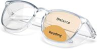 bifocal reading glasses blocking protective logo