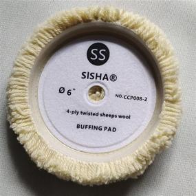 img 3 attached to Sisha Wool Polishing Pads Car Care