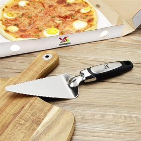 img 3 attached to MSY BIGSUNNY Stainless Steel Pie Server, Cake Server, and Pizza Server - a Multipurpose Serving Tool