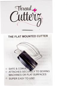 img 3 attached to 🔪 Convenient Flat Mountable Thread Cutter - Black: THREAD CUTTERZ Makes Precision Cuts Effortless