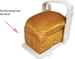 img 2 attached to Eon Concepts Bread Slicer Guide with Rubber Feet Paddings and E-book – Foldable Adjustable Loaf Cutter Machine for Homemade Bread, Customizable to 5 Thickness – Bagel, Sandwich, and Toast Slicer