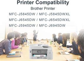 img 3 attached to 🖨️ Compatible Ms Deer LC3037 Ink Cartridge, Ultra High Yield for Brother MFC-J5845DW MFC-J5945DW MFC-J6545DW MFC-J6945DW Printer (1 Black 1 Cyan 1 Yellow 1 Magenta) 4-Pack, LC3037XXL
