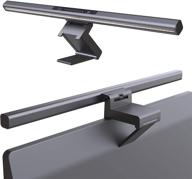💡 houcopa computer monitor light bar: an innovative e-reading led task lamp for curved/flat monitors - 3 color temperatures, touch stepless dimming, gaming lights (18 inch, black) logo