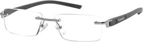 img 1 attached to VISCARE Rimless Reading Glasses Readers