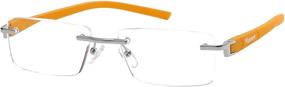 img 3 attached to VISCARE Rimless Reading Glasses Readers