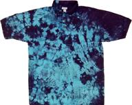 👕 vibrant multicolor tie dyed shop collared shirt - men's small size - trendy men's clothing logo