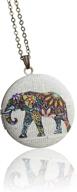 si easy elephant necklace embossed logo