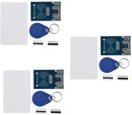 набор rfid — модуль чтения rfid-карт mifare rc522 rf ic, пустая карта s50 и брелок для arduino, raspberry pi — hiletgo, комплект из 3-х. логотип