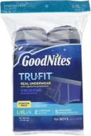goodnites tru fit starter underwear disposable logo