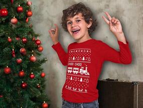 img 2 attached to TeeStars Christmas Robot Sweater Sweatshirt - Boys' Fashion Hoodies & Sweatshirts