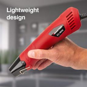 img 1 attached to Master Appliance EC-MINI Hot Air Gun: Lightweight & Portable Heat Gun with Heat Shrink Reflector for DIY Projects – 640F, 120V, 350W