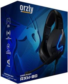 img 3 attached to Orzly Gaming Headset Hornet RXH-20 Abyss Edition - PC, PS5, PS4, Xbox 🎧 Series X, S, ONE, Switch & Google Stadia Stereo Sound Headphones with Noise Cancelling Mic