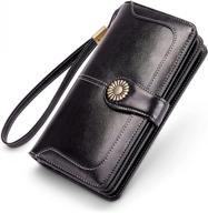 👜 insifeel genuine leather handbags & wallets: stylish capacity for women's wallets with rfid blocking logo