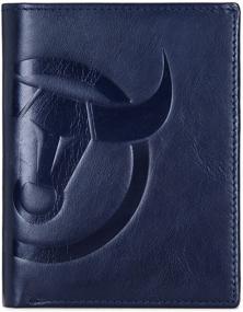 img 4 attached to BULLCAPTAIN Blocking Genuine Minimalist 203V Men's Accessories for Wallets, Card Cases & Money Organizers