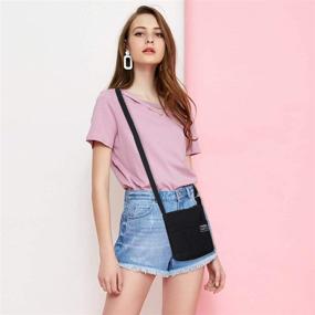 img 1 attached to Women's Small Crossbody Phone 👛 Wallet - Handbags Wallets for Women