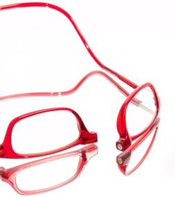 img 2 attached to 👓 CliC Original Red +2.50 Readers: Stylish and Convenient Eyewear for Enhanced Vision