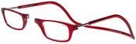 👓 clic original red +2.50 readers: stylish and convenient eyewear for enhanced vision logo