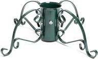 🎄 green metal christmas tree stand - sturdy support for medium to large xmas trees (22 x 22 x 7 in) логотип