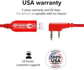 img 3 attached to 🔌 Mirkit FTDI USB Programming Cable Model 3 Red - Perfect for Flashing Analogue Ham Radios Baofeng, Mirkit, Wouxun, Kenwood, Archell, Retevis