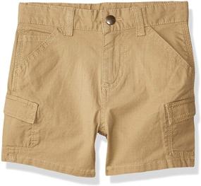 img 1 attached to Carhartt Boys Cargo Shorts Khaki Boys' Clothing