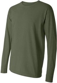 img 3 attached to Comfort Colors Garment Dyed Long Sleeve C6014 Men's Clothing in Shirts