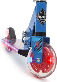 img 1 attached to 🕷️ Optimized Huffy Marvel Spider-Man Electro-Light Blue Inline Scooter for Kids