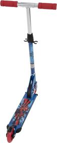 img 2 attached to 🕷️ Optimized Huffy Marvel Spider-Man Electro-Light Blue Inline Scooter for Kids