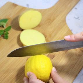 img 2 attached to M4Y Bamboo Pizza Peel: Versatile Cutting Board, Cheese Serving Tray, and Personal Pizza Paddle - 12 Inch, 1 Pack Pizza Tray