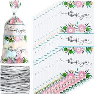 pieces cellophane blessing pattern silvery logo