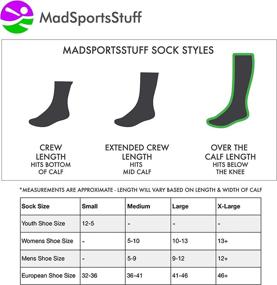 img 1 attached to MadSportsStuff Patriot Stars Stripes Socks