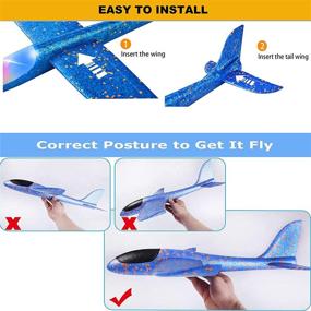 img 1 attached to 🛩️ BAIVYLE Airplane Throwing Outdoor Birthday: Fun and Excitement for Outdoor Celebrations
