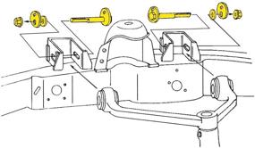 img 1 attached to 🔧 Enhanced Caster/Camber Adjusting Kit by MOOG K8740