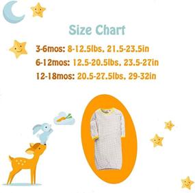 img 3 attached to 👶 Marquebaby Unisex Baby Sleep Gown - 100% Breathable Cotton - Soft & Lightweight Design for Boys and Girls