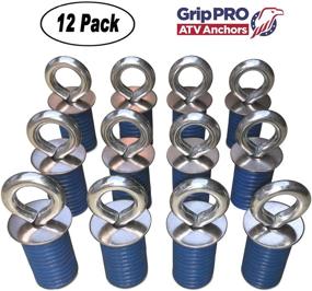 img 4 attached to 🚜 GripPRO ATV Anchors for Polaris Lock &amp; Ride Tie Down Anchors - Compatible with RZR and Sportsman Models - Set of 12 Anchors - *Please note: Not compatible with Ranger*