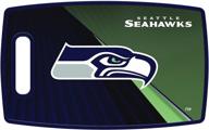 🏈 nfl большая разделочная доска seattle seahawks - 14,5" х 9" - sports vault логотип