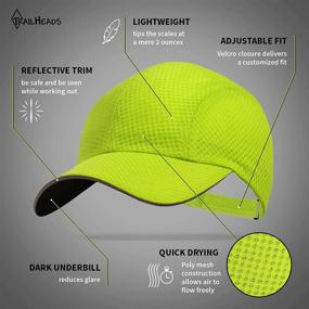 img 3 attached to Women's TrailHeads Race Day Performance Running Hat - Lightweight, Quick-Dry Sport Cap