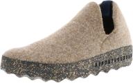 stylish and comfortable asportuguesas mens city taupe tweed footwear & slip-ons logo